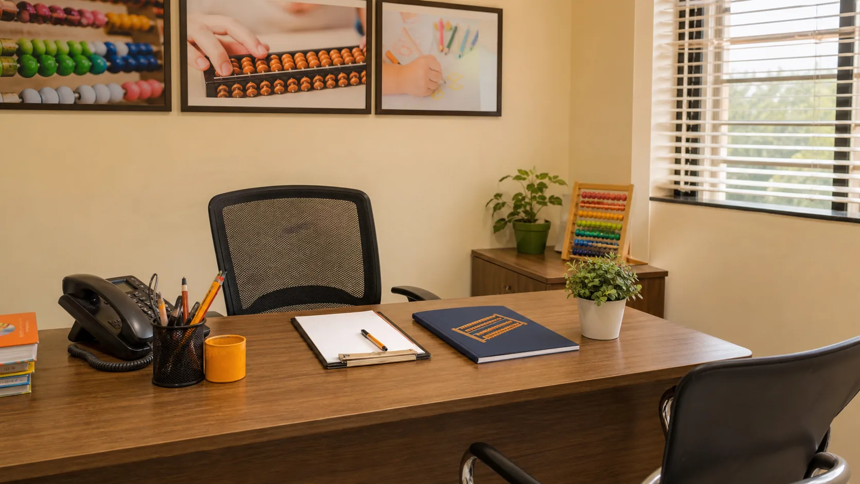 Learn N Fun Abacus contact office with abacus materials